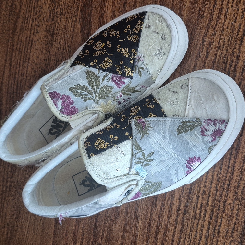 Vans Floral Patchwork Womens Shoes Size 7